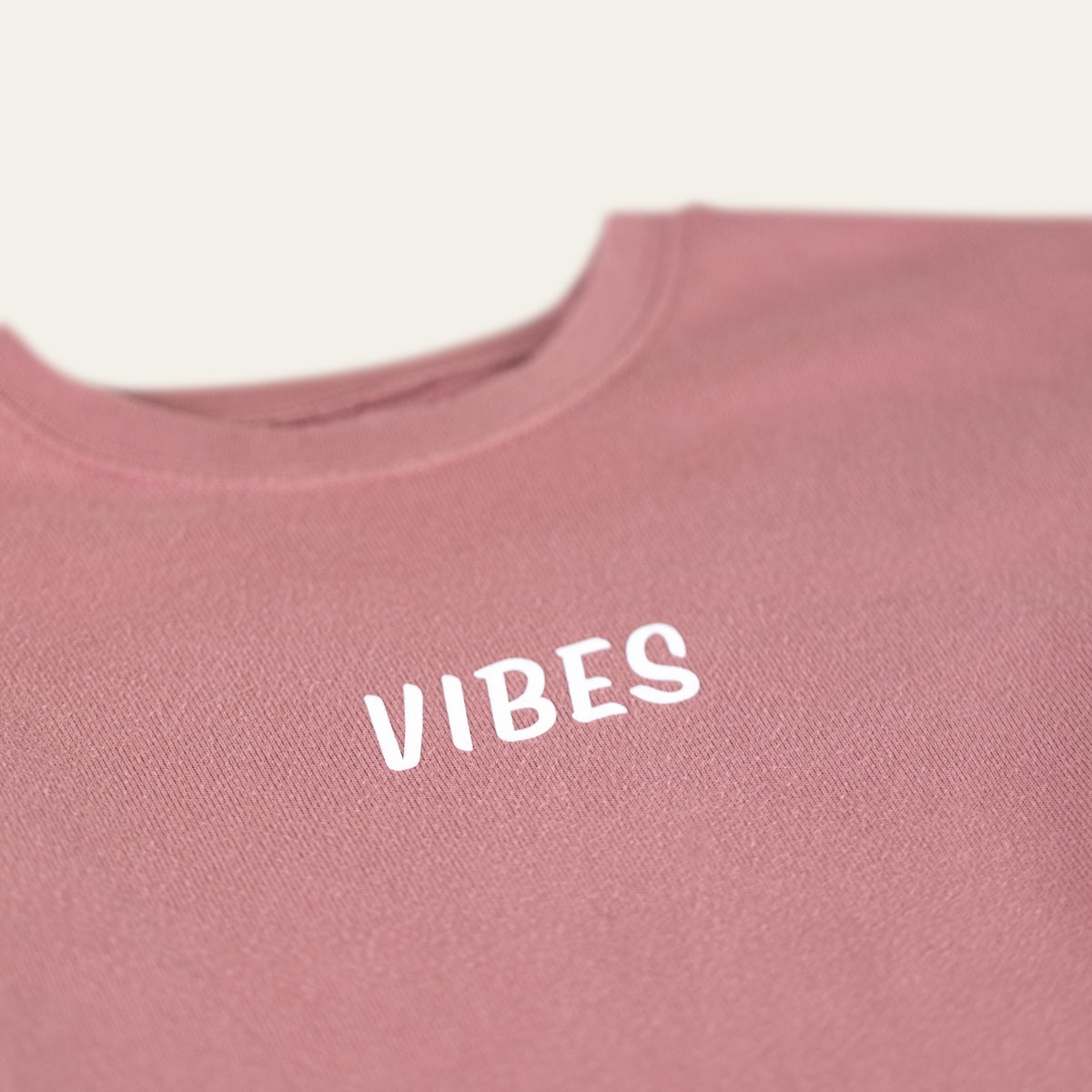 Cropped Sweatshirt- Mauve