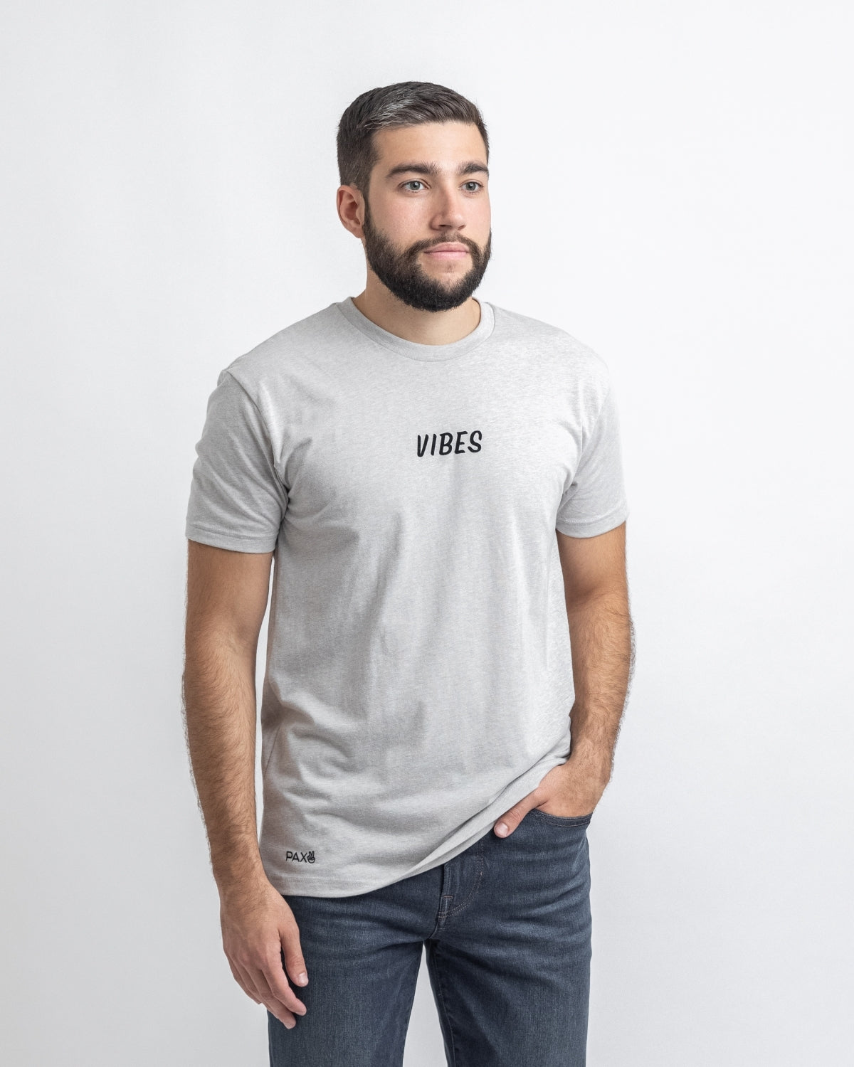 Mens Vibes Tee - Stone