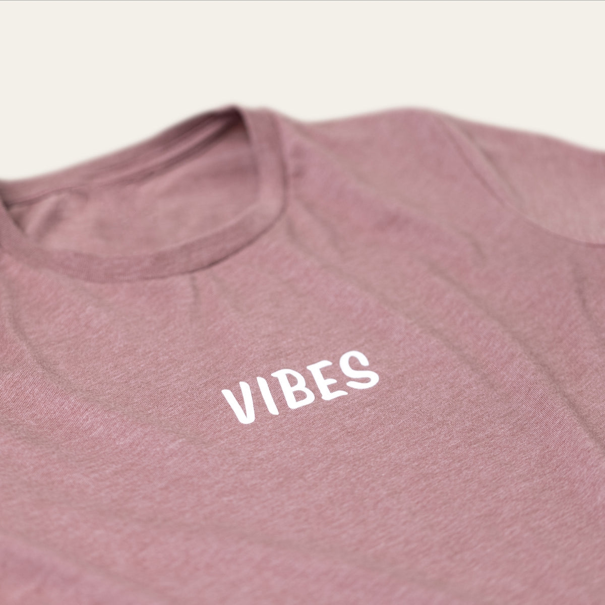 Womens Vibes Tee - Mauve
