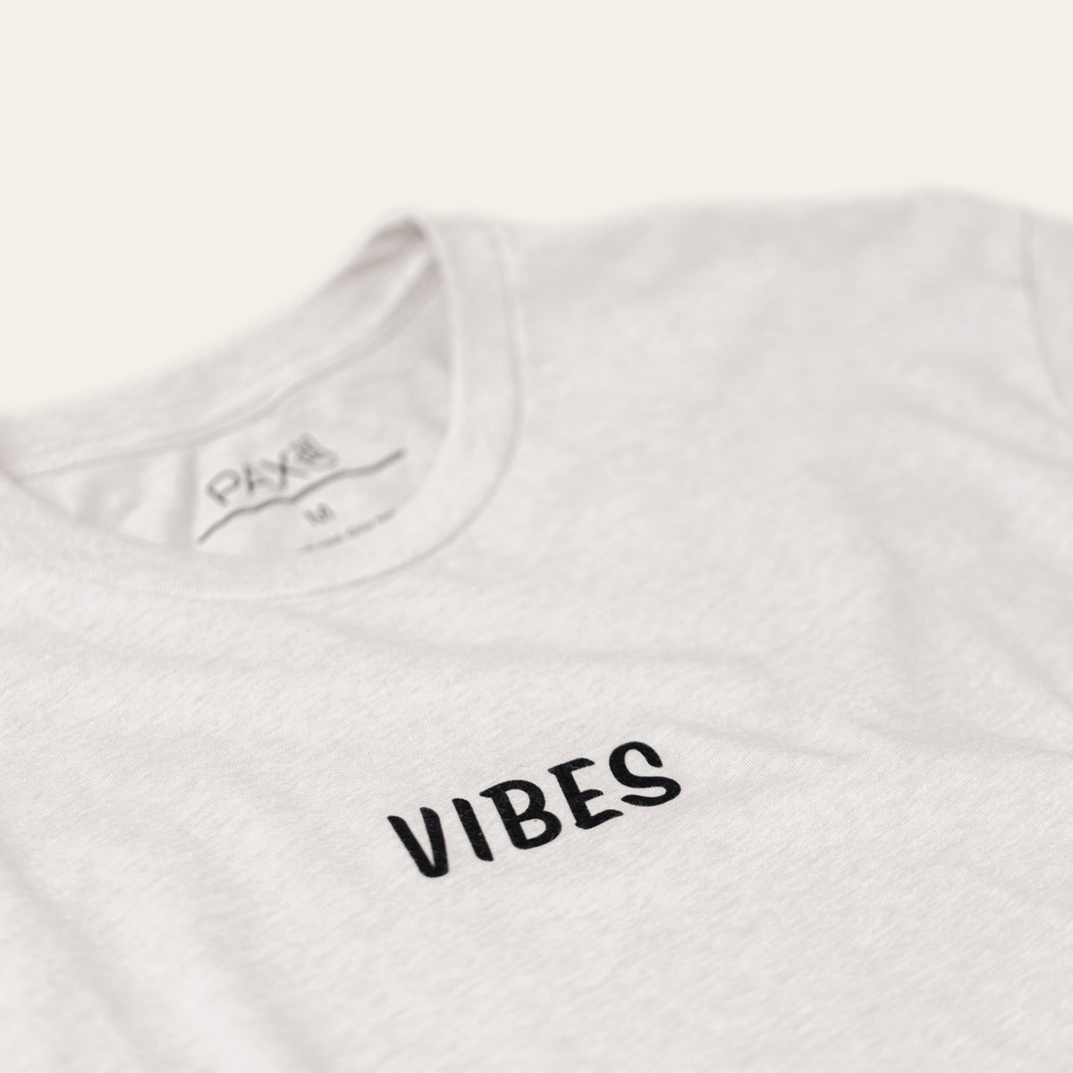 Mens Vibes Tee - Cream