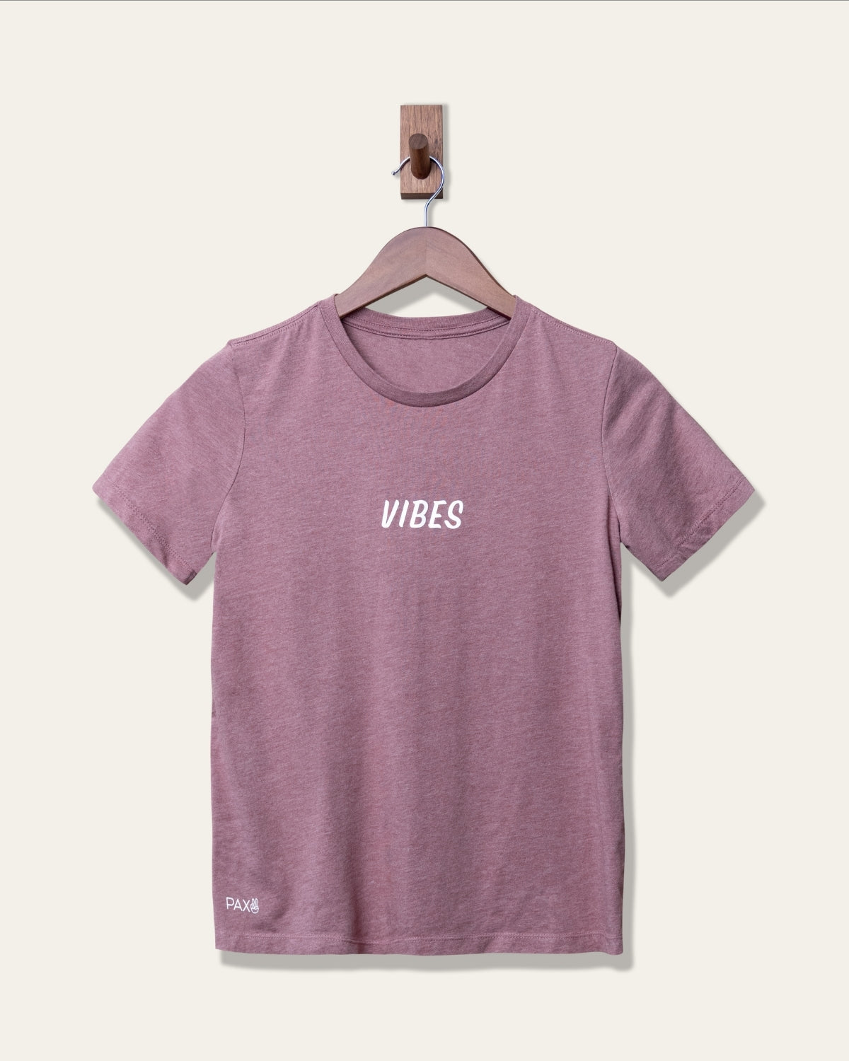 Womens Vibes Tee - Mauve